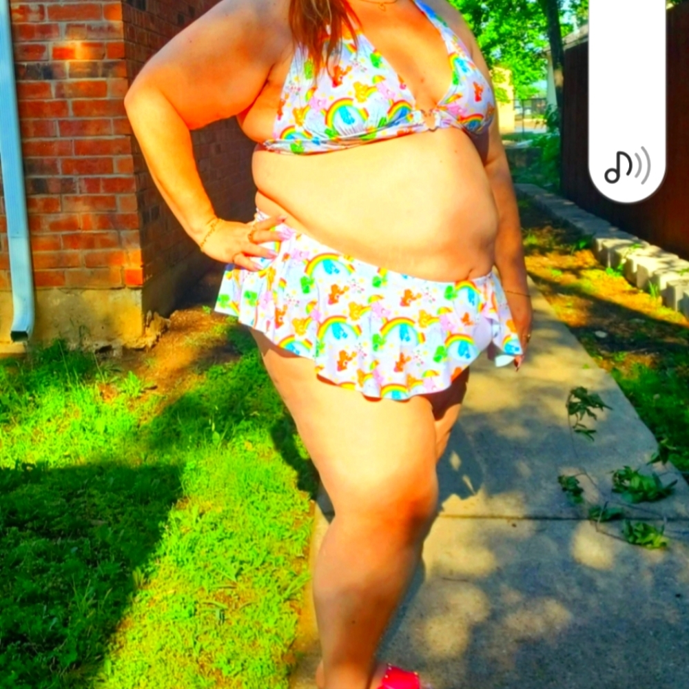 HOT TOPIC CARE BEARS BIKINI BOTTOMS
